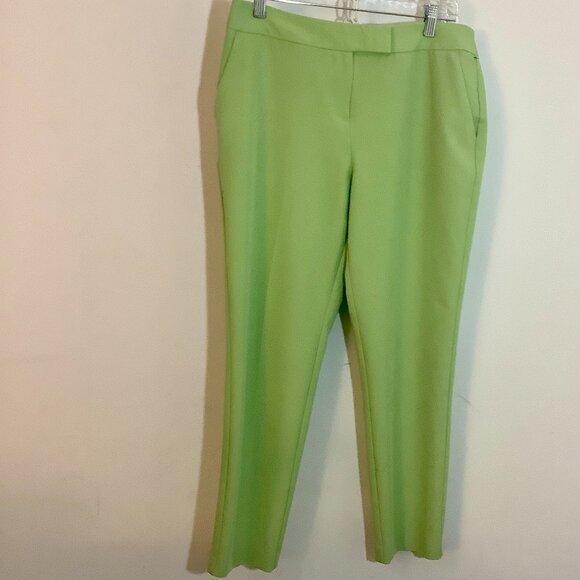 Green Dress Pants Worthington Slim Ankle Sz 8 - Picture 2 of 11